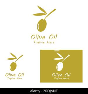 Vektordesign mit Olive-Symbolen Stock Vektor