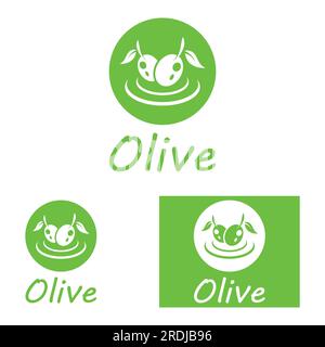 Vektordesign mit Olive-Symbolen Stock Vektor