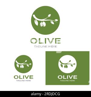 Vektordesign mit Olive-Symbolen Stock Vektor