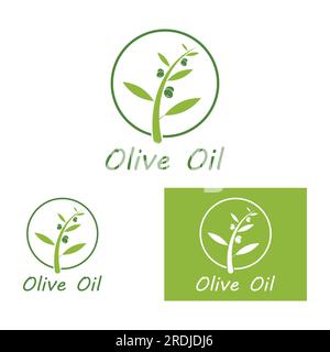 Vektordesign mit Olive-Symbolen Stock Vektor