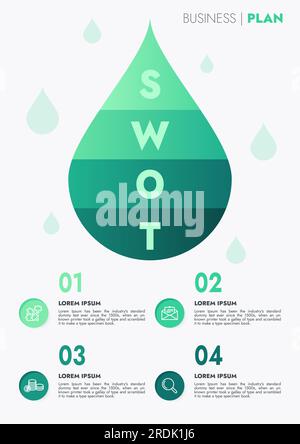 Infografik-Vorlage für Präsentationen und Funktionen Datenvisualisierung umfasst ein Prozessdiagramm mit Diagrammen, Schritten und Optionen. Stockfoto