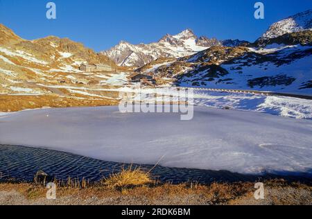 Sustenpass, Susten Pass (Französisch: La Souste) Schweiz Stockfoto