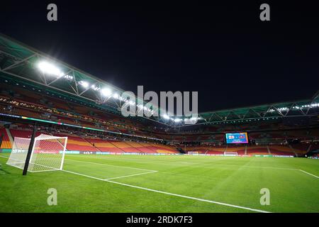 Ein allgemeiner Blick auf das Brisbane Stadion, Brisbane. Bilddatum: Samstag, 22. Juli 2023. Stockfoto