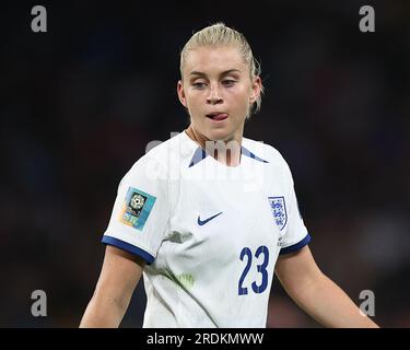 Alessia Russo #23 of England während der FIFA Women's World Cup 2023 Gruppe D England Women vs Haiti Women im Suncorp Stadium, Brisbane, Australien, 22. Juli 2023 (Foto: Patrick Hoelscher/News Images) Stockfoto