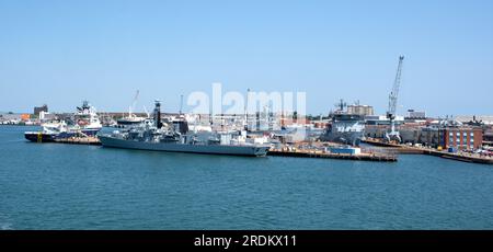 Portsmouth Naval Dockyard Stockfoto