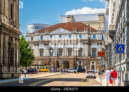 Teatro Alla Scala Opernhaus, Mailand, Lombardei, Italien Stockfoto