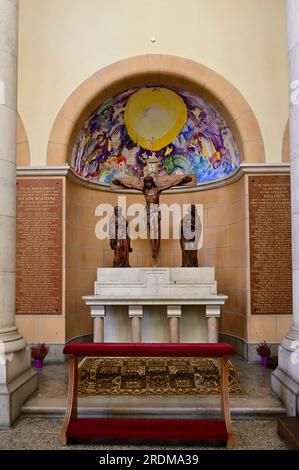 Wien, Österreich. 19. Juli 2023. Pfarrkirche St. Francis von Assisi Stockfoto
