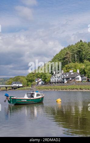 Pernmaenpool on the Mawdach Estuary, Afon Mawddach, Eryri, North Wales, UK Stockfoto