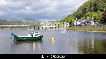 Pernmaenpool on the Mawdach Estuary, Afon Mawddach, Eryri, North Wales, UK Stockfoto