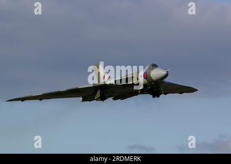 Avro 698 Vulcan B2, XH558, G-VLCN, Great Yorkshire Air Show, Church Fenton, Leeds, Stockfoto