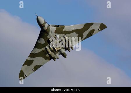 Avro 698 Vulcan B2, XH558, G-VLCN, Great Yorkshire Air Show, Church Fenton, Leeds, Stockfoto