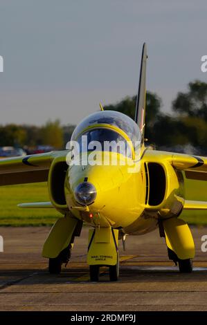 Folland Gnat T1 , G-MOUR , XR992, Church Fenton Air Display, Leeds. Stockfoto