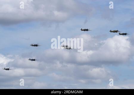 Balbo Formation, Flying Legends 2023, Church Fenton. Stockfoto