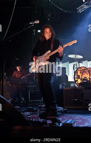 The war on Drugs tritt in der O2 Academy, Newcastle, 27. Februar 2015 auf Stockfoto