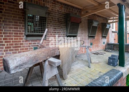 Das Spike Heritage Centre in Guildford, früher die Gelegenheitsstation für Landstreicher im Guildford Union Workhouse, Surrey, England, Großbritannien Stockfoto