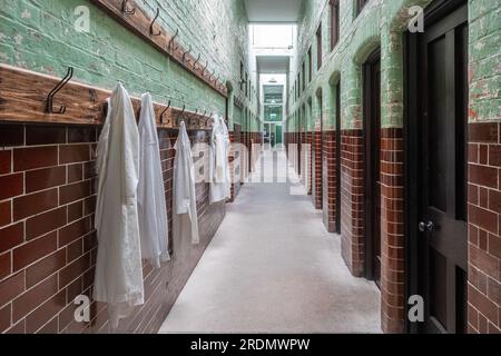 Das Spike Heritage Centre in Guildford, ehemals die Gelegenheitsstation für Landstreicher im alten Guildford Union Workhouse, Surrey, England, Großbritannien Stockfoto