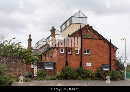 Das Spike Heritage Centre in Guildford, früher die Gelegenheitsstation für Landstreicher im Guildford Union Workhouse, Surrey, England, Großbritannien Stockfoto