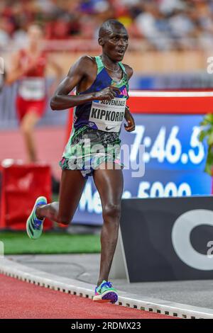 Monaco, Fürstentum Monaco. 21. Juli 2023. 5000m MÄNNER: Nicholas KIPKORIR (Kenia) während der Diamond League - Monaco International Athletics Meeting, Athletics Internationals in Monaco, Fürstentum Monaco, Juli 21 2023 Kredit: Independent Photo Agency/Alamy Live News Stockfoto