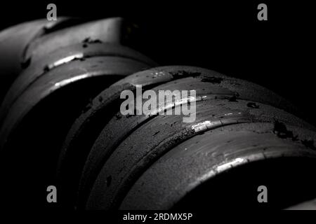 Budapest, Ungarn. 22. Juli 2023. Verschlissene Pirelli-Reifen. Formel-1-Weltmeisterschaft, Rd 12, ungarischer Grand Prix, Samstag, 22. Juli 2023. Budapest, Ungarn. Kredit: James Moy/Alamy Live News Stockfoto