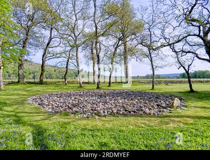 Temple Wood North Cairn, Kilmartin Glen Neolithic Site, Kilmartin, Argyll, Schottland Stockfoto