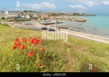 Cemaes an der Nordküste von Anglesey Stockfoto