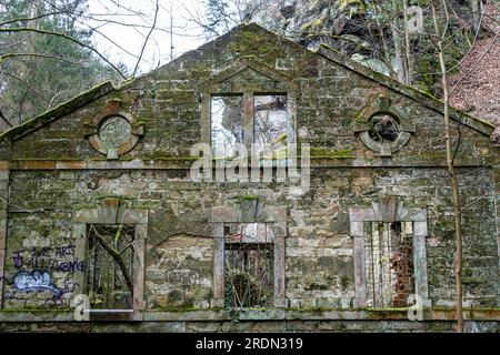 Verlassenes Historisches Gebäude Stockfoto