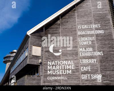 National Maritime Museum, Extra, Discovery Quay, Falmouth, Cornwall, England, Großbritannien, GB. Stockfoto