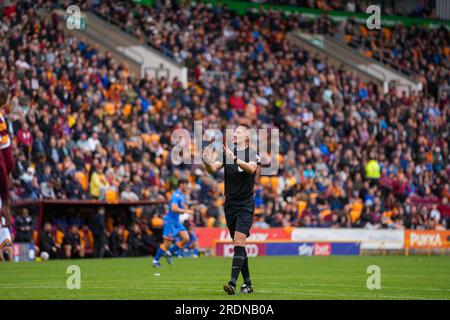 Bradford, Großbritannien. 22. Juli 2023 Football League-freundlich: Bradford City AFC gegen Hull City AFC. Kredit Paul Whitehurst/Alamy Live News Stockfoto