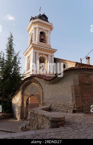 Die Kirche der Heiligen Mutter Gottes in der Altstadt von Plovdiv, Bulgarien, der ältesten Stadt Europas. Stockfoto