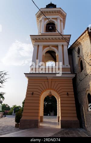 Die Kirche der Heiligen Mutter Gottes in der Altstadt von Plovdiv, Bulgarien, der ältesten Stadt Europas. Stockfoto