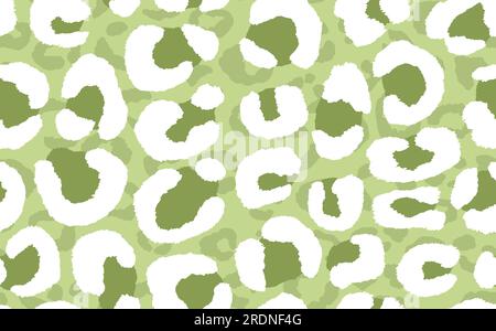 Abstraktes, modernes Leopardenmuster. Tiere trendy Hintergrund. Farbe dekorative Vektor Stock Illustration für Druck, Karte, Postkarte, Stoff Stock Vektor