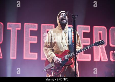 Courteners , Performing at Tramlines Festival, Sheffield , UK , 22.07.2023 Stockfoto