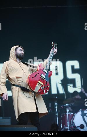 Courteners , Performing at Tramlines Festival, Sheffield , UK , 22.07.2023 Stockfoto