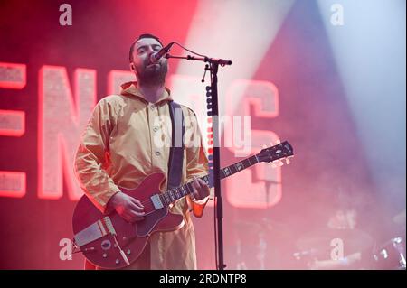 Courteners , Performing at Tramlines Festival, Sheffield , UK , 22.07.2023 Stockfoto