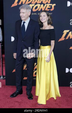 Indiana Jones und The Dial of Destiny Los Angeles Premiere im El Capitan Theatre am 14. Juni 2023 in Los Angeles, CA. Mit Harrison Ford, Calista Flockhart, wo: Los Angeles, Kalifornien, USA, wenn: 14. Juni 2023 Gutschein: Nicky Nelson/WENN Stockfoto