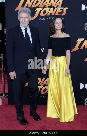 Indiana Jones und The Dial of Destiny Los Angeles Premiere im El Capitan Theatre am 14. Juni 2023 in Los Angeles, CA. Mit Harrison Ford, Calista Flockhart, wo: Los Angeles, Kalifornien, USA, wenn: 14. Juni 2023 Gutschein: Nicky Nelson/WENN Stockfoto