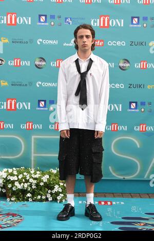 Giffoni Vallepiana, Italien. 22. Juli 2023. Giffoni Vallepiana Giffoni Film Festival 2023, auf dem Foto: Sangiovanni Credit: Independent Photo Agency/Alamy Live News Stockfoto