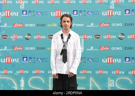 Giffoni Vallepiana, Italien. 22. Juli 2023. Giffoni Vallepiana Giffoni Film Festival 2023, auf dem Foto: Sangiovanni Credit: Independent Photo Agency/Alamy Live News Stockfoto