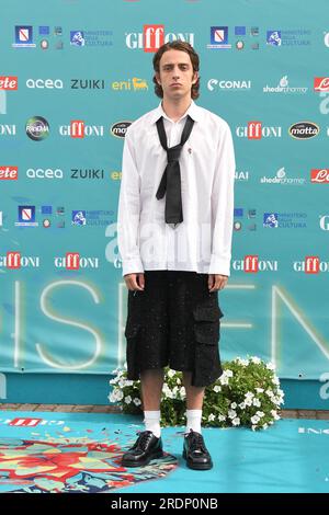 Giffoni Vallepiana, Italien. 22. Juli 2023. Giffoni Vallepiana Giffoni Film Festival 2023, auf dem Foto: Sangiovanni Credit: Independent Photo Agency/Alamy Live News Stockfoto