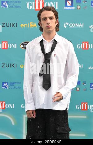 Giffoni Vallepiana, Italien. 22. Juli 2023. Giffoni Vallepiana Giffoni Film Festival 2023, auf dem Foto: Sangiovanni Credit: Independent Photo Agency/Alamy Live News Stockfoto