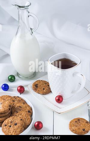 Cookies aus Weizen und können sowohl solo als auch mit Tee gegessen werden. Buttergebäck Stockfoto