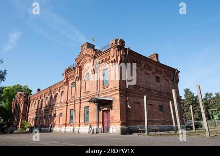 Karosta Militärgefängnis Museum am ehemaligen russischen kaiserlichen und sowjetischen Marinestützpunkt an der Ostsee, heute ein Viertel in Liepāja, Lettland Stockfoto