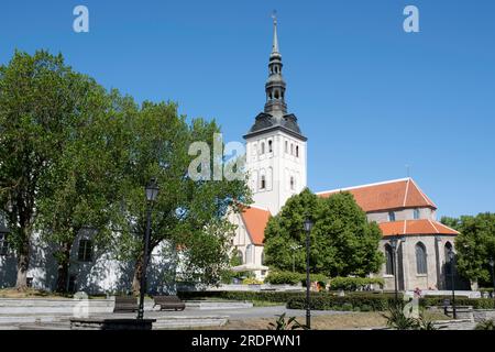 St. Nicholas-Kirche in Tallinn, derzeit ein Museum und Konzertsaal Stockfoto