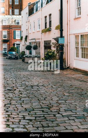 Wunderschöne Wohngegend in London Stockfoto