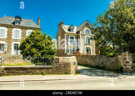Malerische Wanderung nach Pointe du Grouin in der wunderschönen Bretagne - Cancale - Frankreich Stockfoto