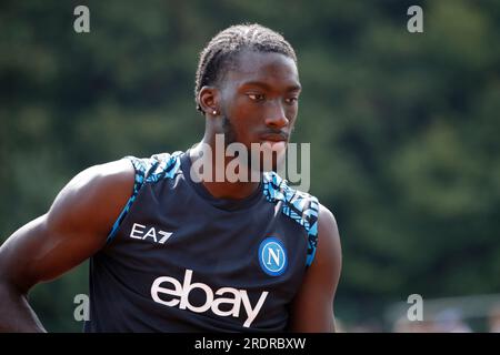 Dimaro, Neapel, Italien. 23. Juli 2023. Coli Saco während eines Trainingscamps in der Vorsaison, Dimaro Italy (Kreditbild: © Ciro De Luca/ZUMA Press Wire), NUR REDAKTIONELLE VERWENDUNG! Nicht für den kommerziellen GEBRAUCH! Stockfoto