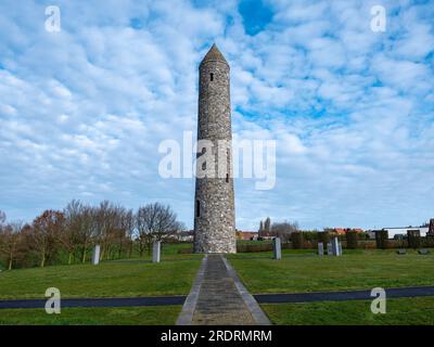 Friedenspark auf der Insel Irland, Messines, Ypern, Belgien Stockfoto