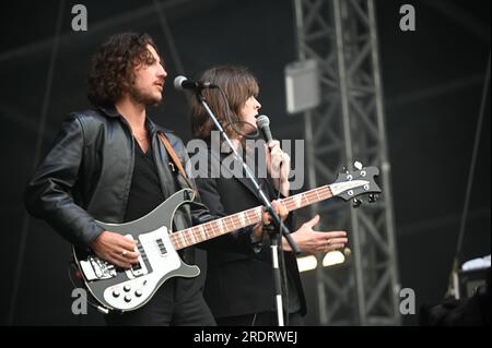 Bossoms , Performing at Tramlines Festival, Sheffield , UK , 22.07.2023 Stockfoto