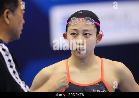 Fukuoka, Japan. 23. Juli 2023. Airi Mitsui (JPN) Schwimmen : Wasserweltmeisterschaft Fukuoka 2023 in der Marine Messe Fukuoka Halle A in Fukuoka, Japan . Kredit: YUTAKA/AFLO SPORT/Alamy Live News Stockfoto