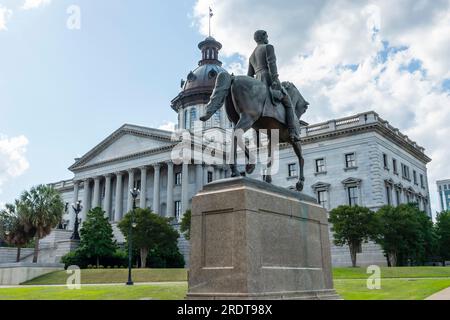 06. Mai 2020, Columbia, South Carolina, USA: Außenansicht des South Carolina State House in Columbia, South Carolina Stockfoto